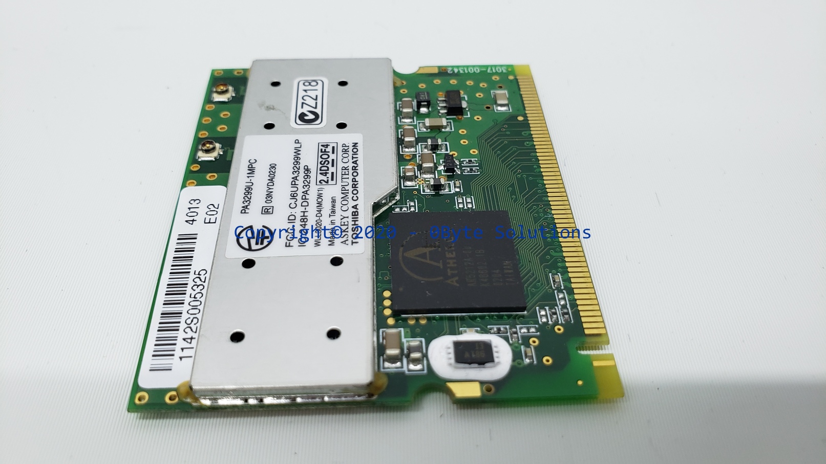 Toshiba/Askey G86C0000T510/PA3299U-1MPC/WLL3020-D4 Mini PCI WiFi Board