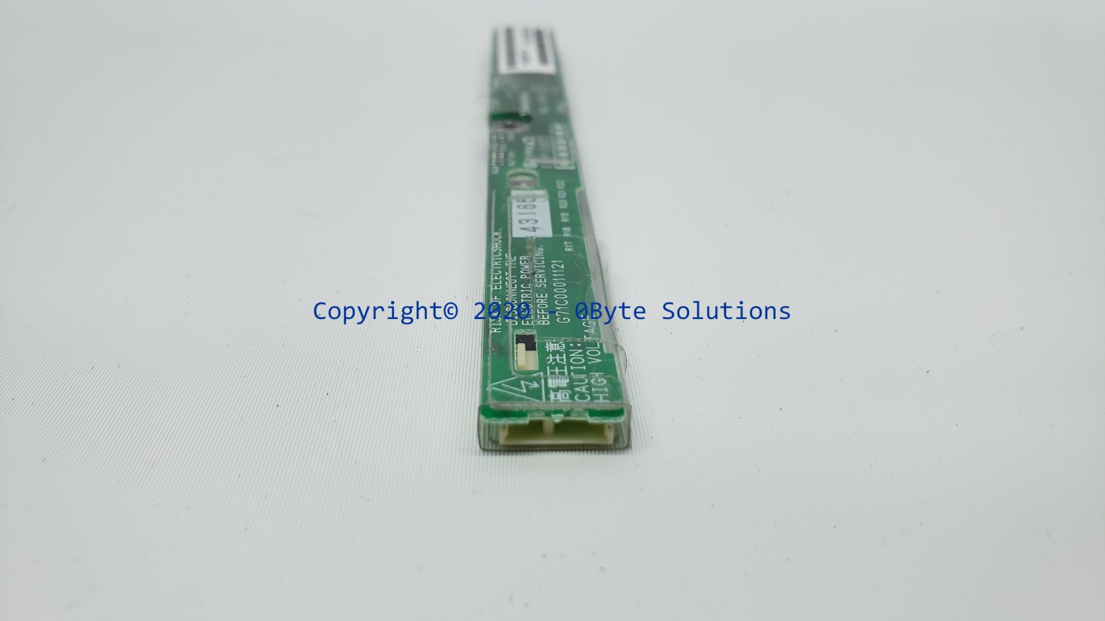 Toshiba/Tamura G71C00011121/HBL-0291 LCD Inverter Board