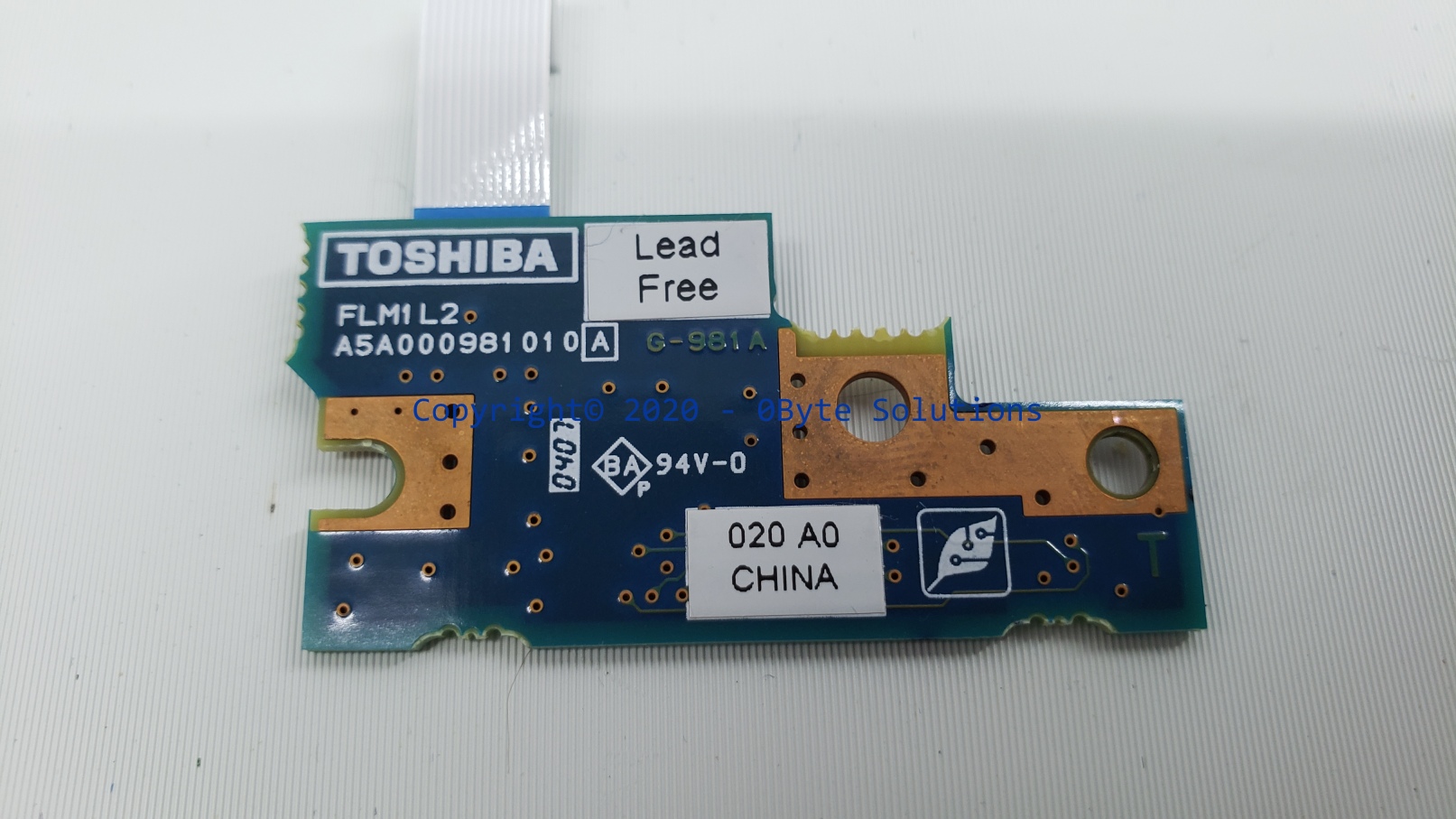 Toshiba A5A000981010/Satellite A45 LED Board with Ribbon Cable
