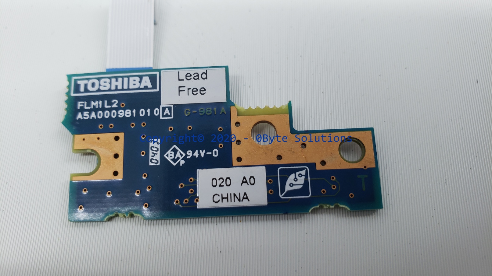 Toshiba A5A000981010/Satellite A45 LED Board with Ribbon Cable