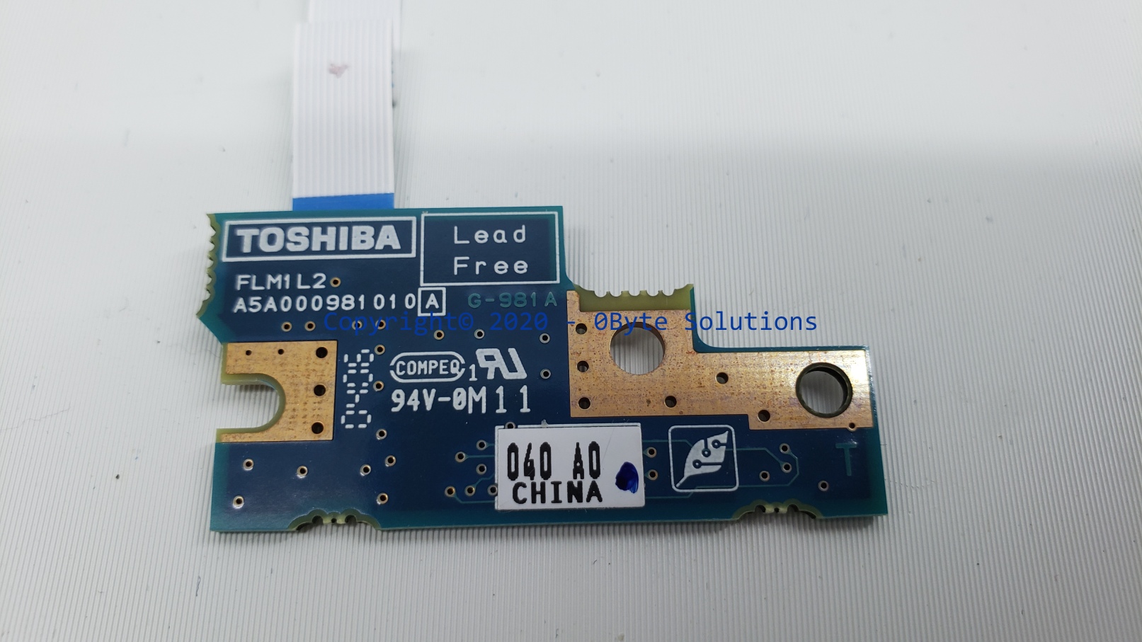 Toshiba A5A000981010/Satellite A45 LED Board with Ribbon Cable