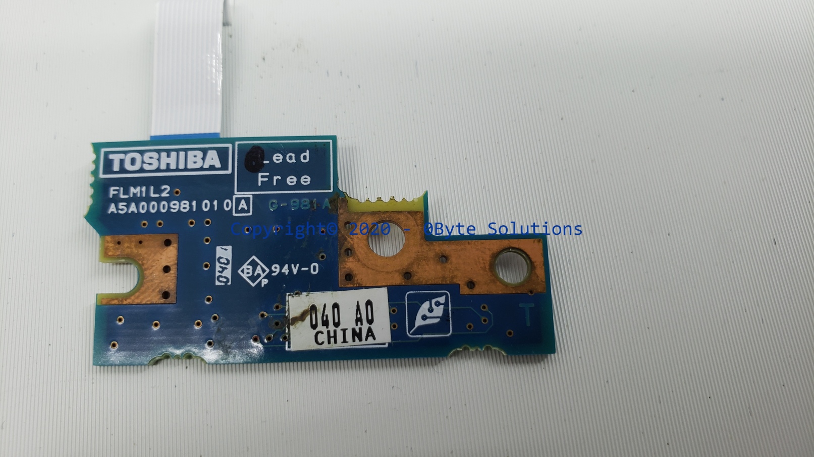 Toshiba A5A000981010/Satellite A45 LED Board with Ribbon Cable