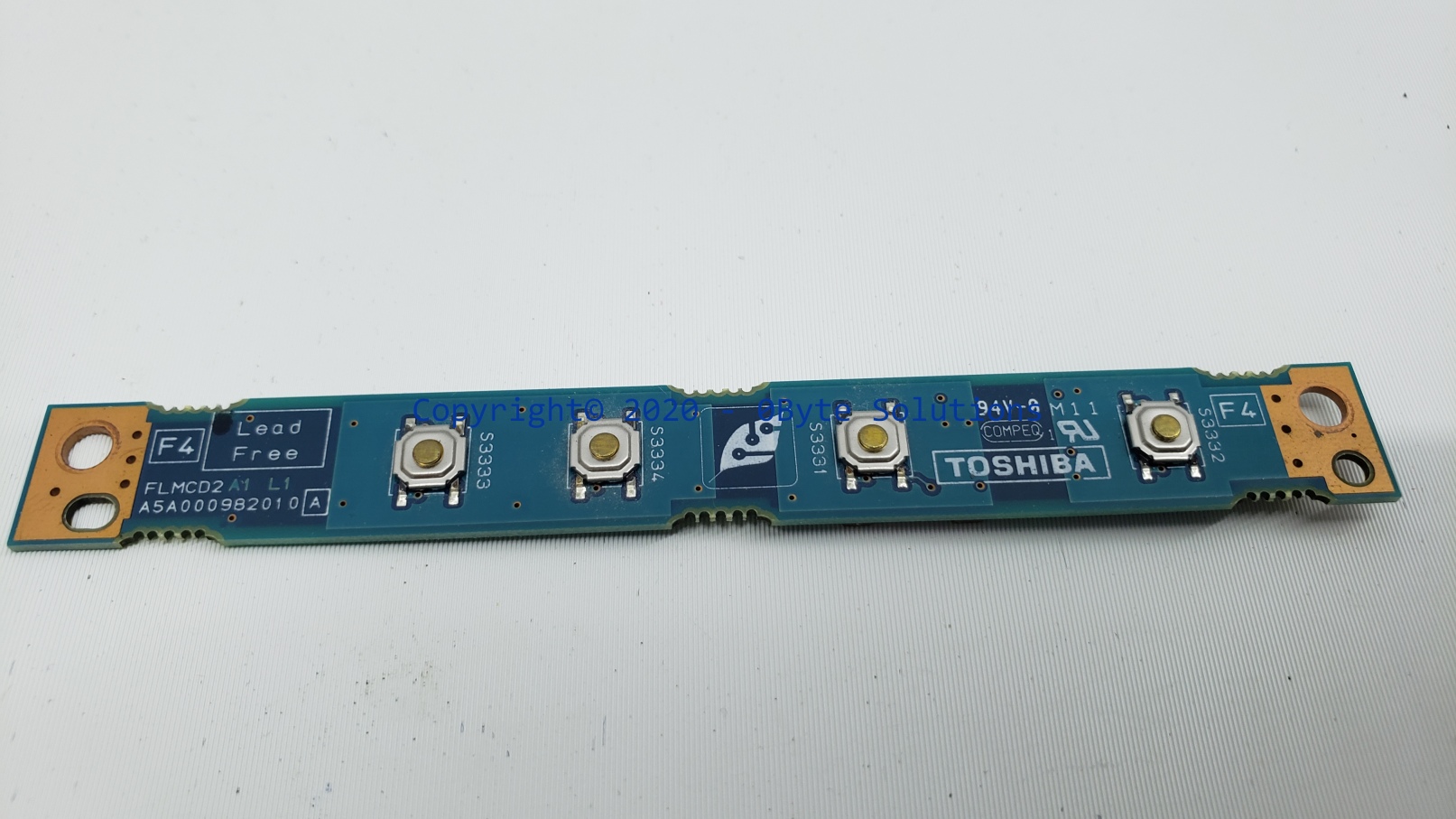 Toshiba A5A000982010/Satellite A45 Power Button Board