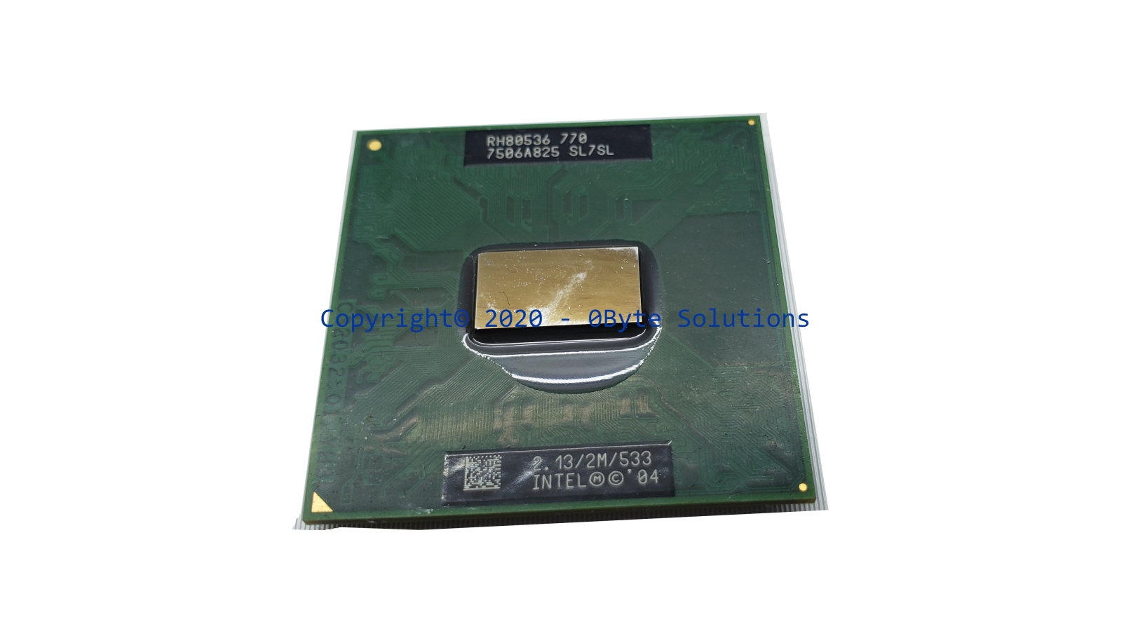 Intel® SL7SL Pentium® M Processor 770 2.13 GHz, 2M Cache, 533 MHz FSB Socket mPGA478C CPU