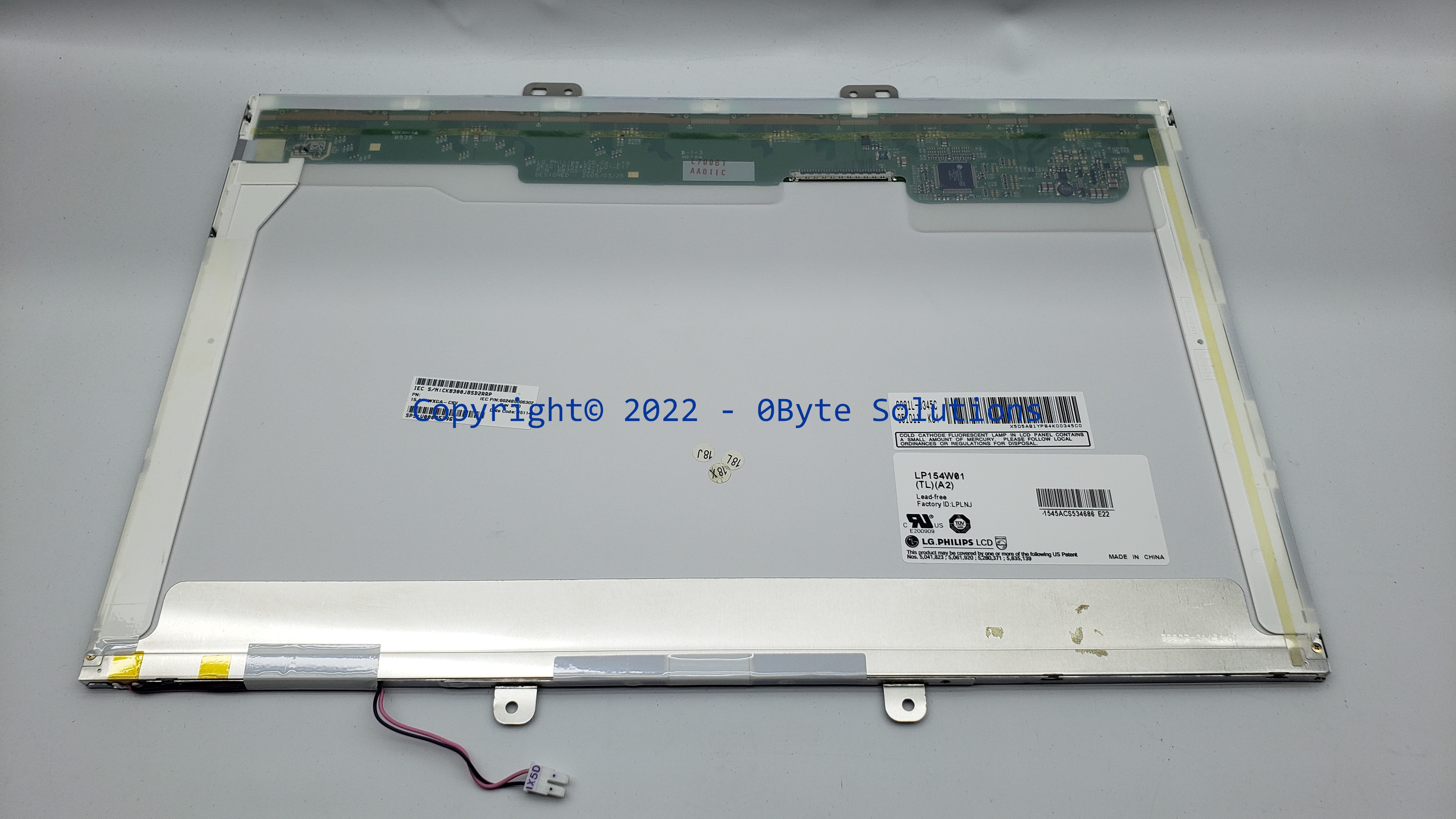 LG.Philips LP154W01(TL)(A2) 344mm x 222mm (15.4