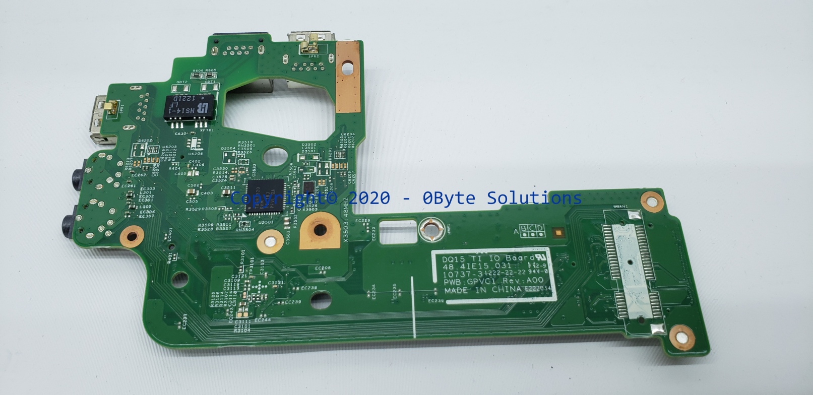 Dell DQ15/48.4IE15.031 Audio/Ethernet/USB Board