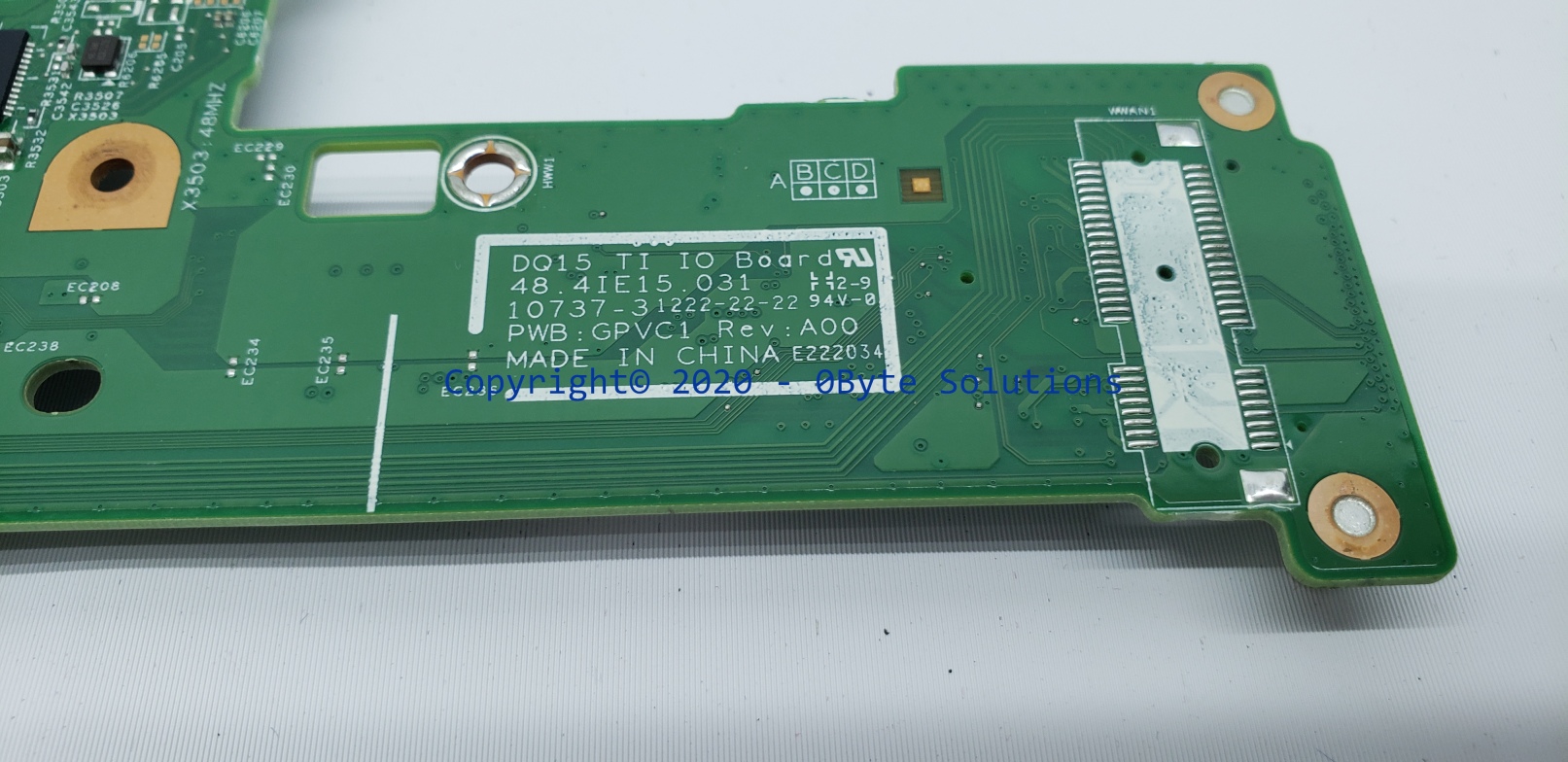 Dell DQ15/48.4IE15.031 Audio/Ethernet/USB Board
