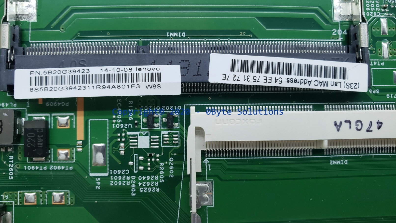 Lenovo 5B20G39423 Notebook Mainboard with CPU