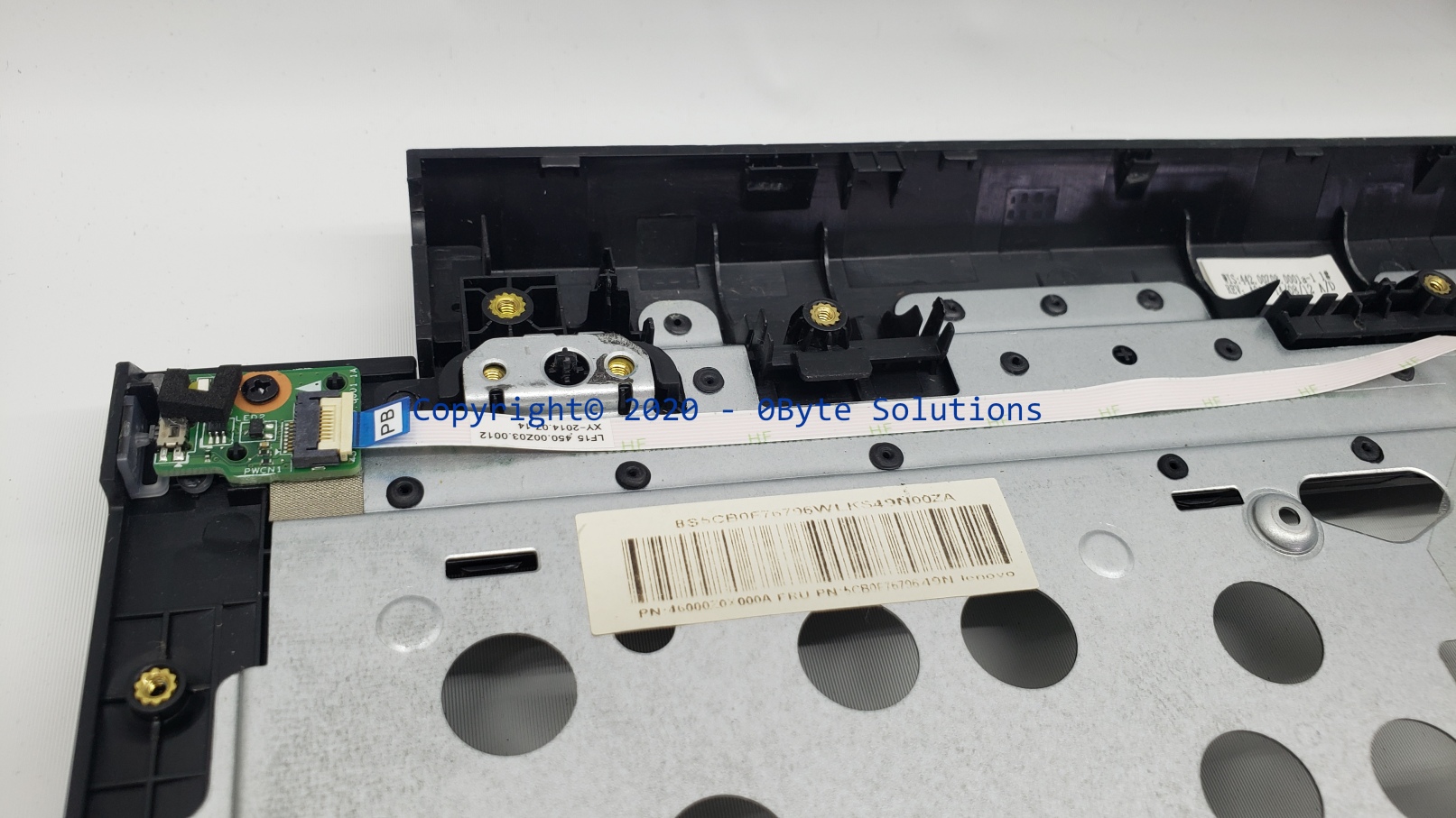 Lenovo 5CB0F76796 Palmrest/Cover with TouchPad & Components